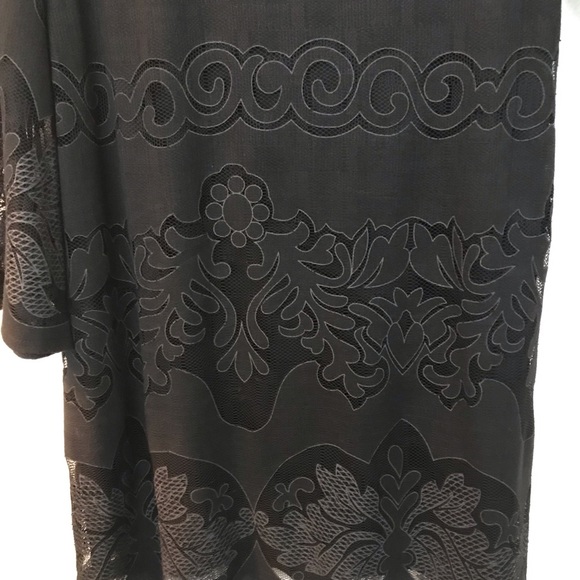 Yumi black lace sheath Aline dress size 8/10 - Picture 4 of 4